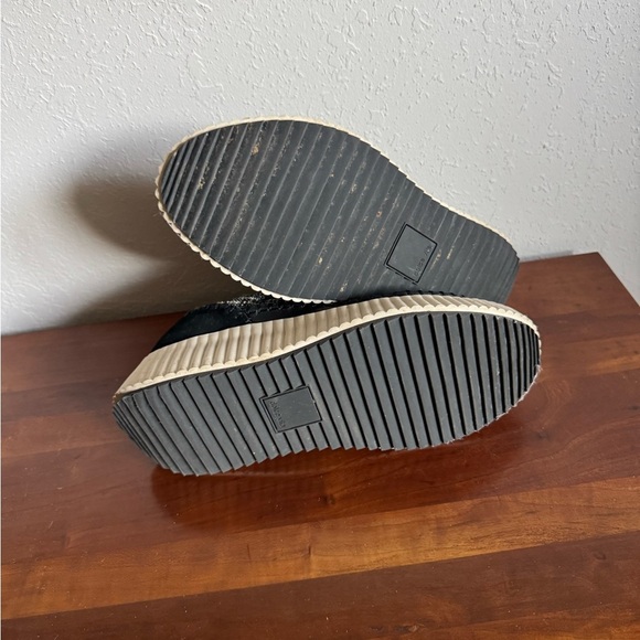 Dolce Vita Black Tweed Dolen Lace Up Fashion Sneaker Womens 7.5 Blokecore - Picture 7 of 9